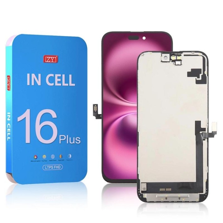 TOUCHSCREEN + DISPLAY LCD DISPLAY COMPLETO PER APPLE IPHONE 16 PLUS 6.