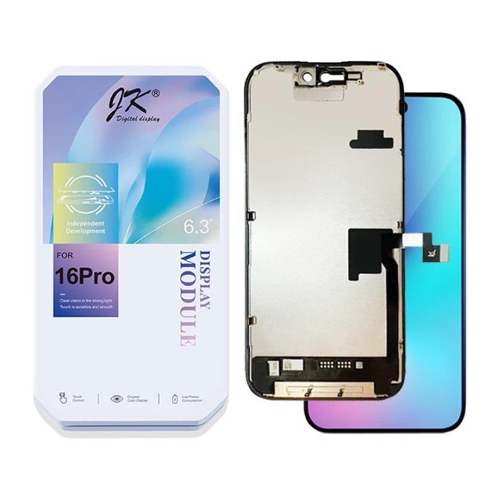 TOUCHSCREEN + DISPLAY LCD DISPLAY COMPLETO PER APPLE IPHONE 16 PRO 6..