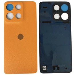 COVER POSTERIORE PER MOTOROLA MOTO G15 (XT2521-2) ARANCIA ORIGINALE