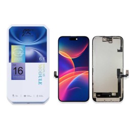 TOUCHSCREEN + DISPLAY LCD DISPLAY COMPLETO PER APPLE IPHONE 16 6.1 IN.
