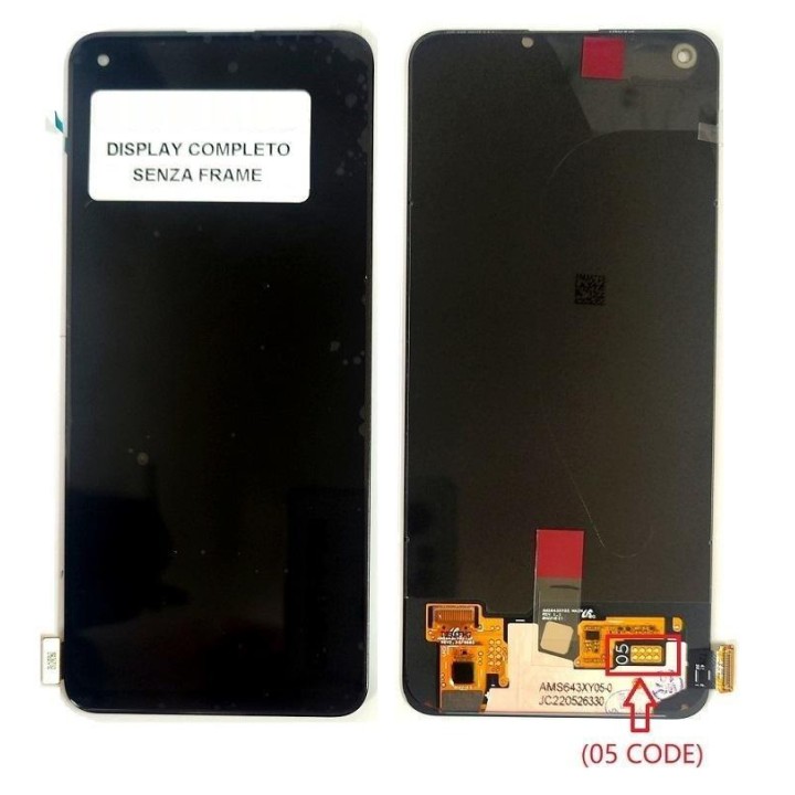 DISPLAY OLED + TOUCHSCREEN DISPLAY COMPLETO SENZA FRAME (05 VERSION)..