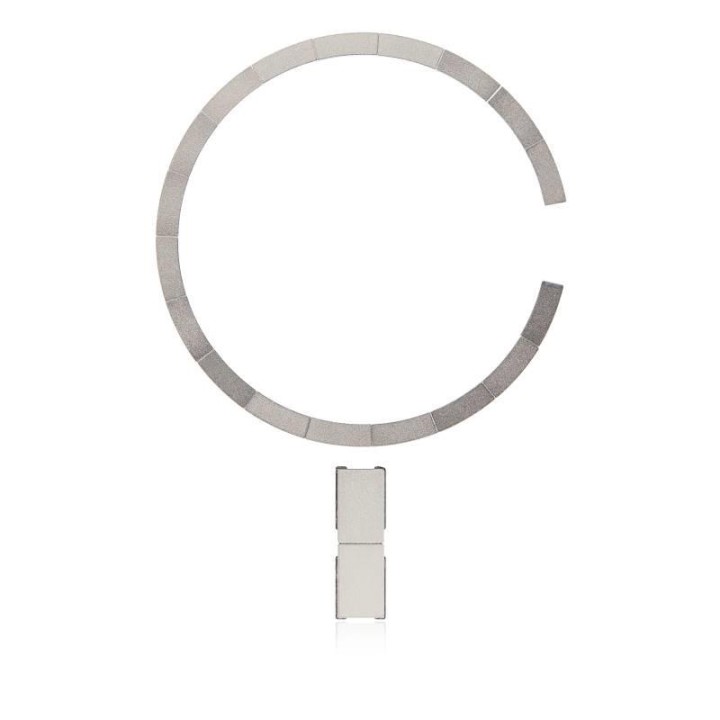 SET 2 PEZZI MAGNETE DI RICARICA WIRELESS PER APPLE IPHONE 14 6.1 / IP.