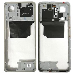 COVER CENTRALE B PER REALME 14 5G (RMX5070) ARGENTO ORIGINALE