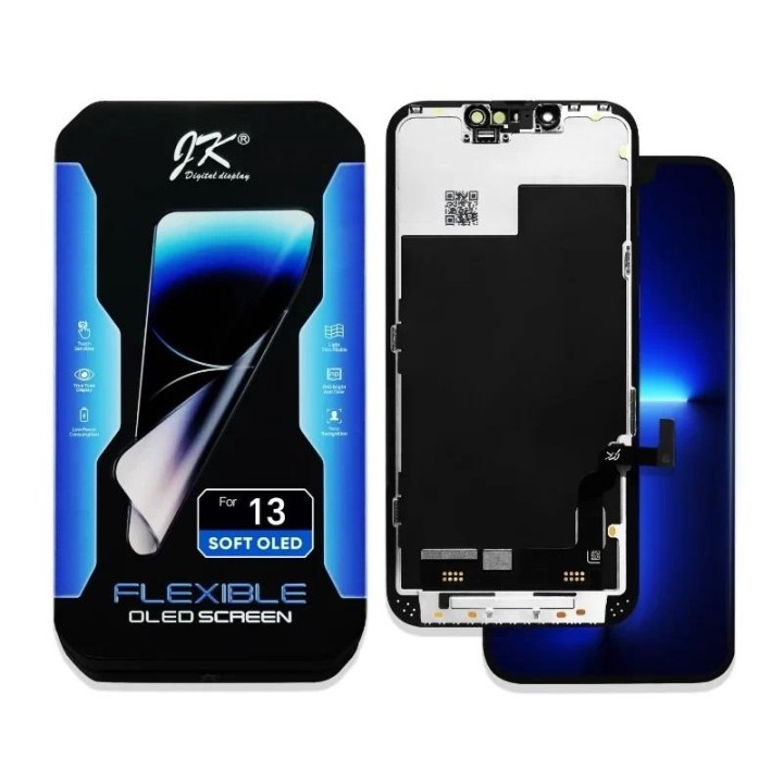 TOUCHSCREEN + DISPLAY OLED DISPLAY COMPLETO PER APPLE IPHONE 13 6.1 J.