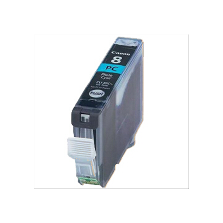 Cartuccia per Canon CLI-8 ciano fotografica con chip