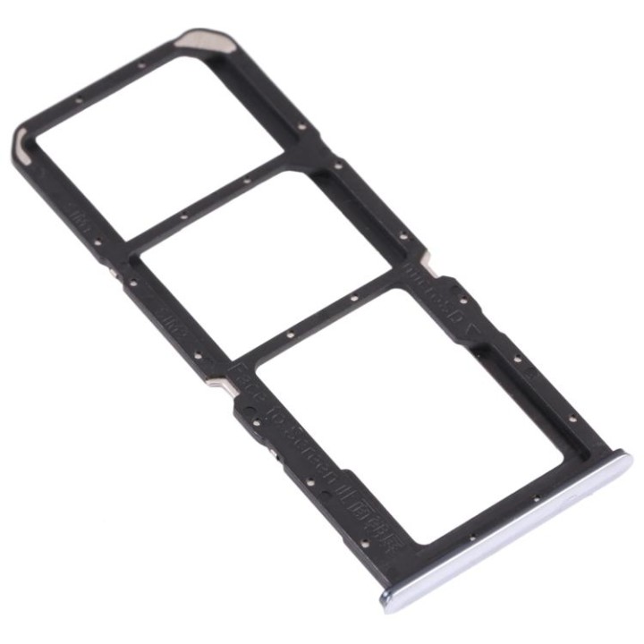 DUAL SIM TRAY PER OPPO A74 5G (CPH2197 CPH2263) ARGENTO