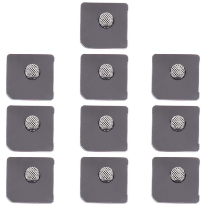 SET 10 PEZZI SCHERMO ANTIPOLVERE PER MICROFONO POSTERIORE PER APPLE I.