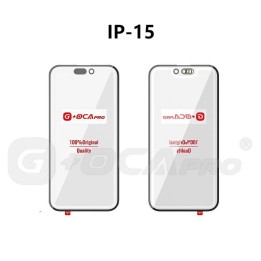 G+ PRO VETRO + OCA PER APPLE IPHONE 15 6.1 NERO