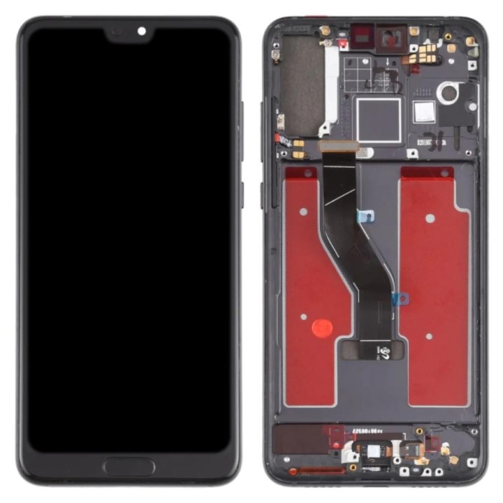 DISPLAY OLED + TOUCHSCREEN DISPLAY COMPLETO + FRAME PER HUAWEI P20 PR.