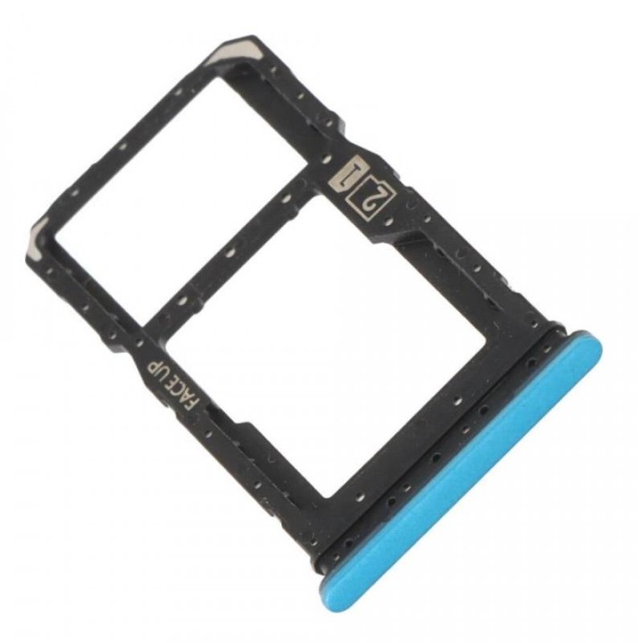 DUAL SIM TRAY PER MOTOROLA MOTO G75 5G (XT2437-2) BLU