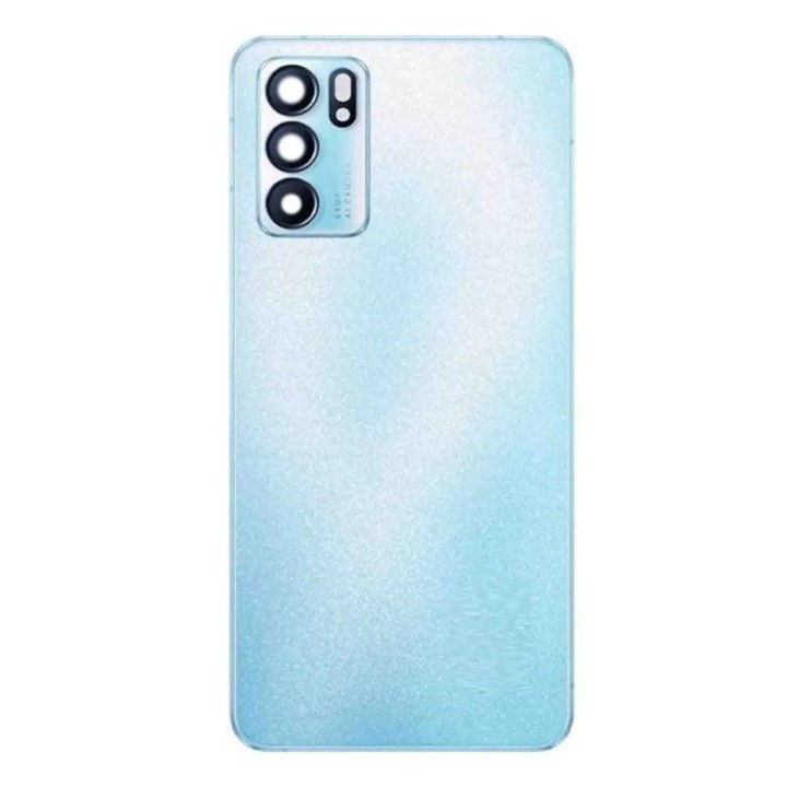 COVER POSTERIORE PER OPPO RENO6 5G (CPH2251 PEQM00) BLU ORIGINALE