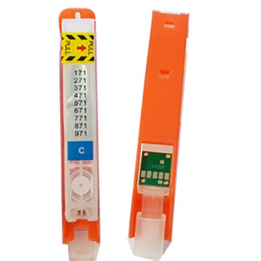 Cartuccia ricaricabili per Canon CLI-571 ciano con chip autoreset