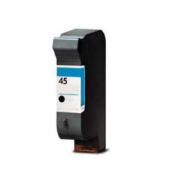 51645AE Cartuccia nuova compatibile per HP 45 nero visualizza livello.