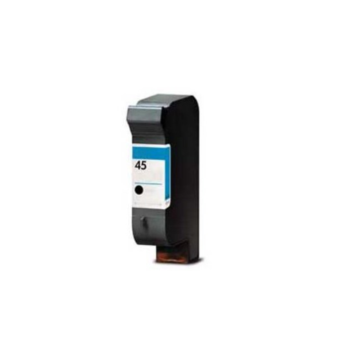 51645AE Cartuccia nuova compatibile per HP 45 nero visualizza livello.