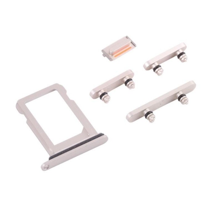 SET 4 PEZZI PORTA-SIM + TASTI VOLUME + TASTI POWER E TASTO VIBRAZIONE.