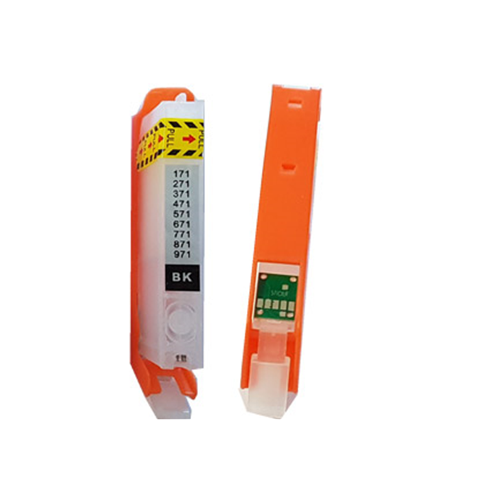 Cartuccia ricaricabili per Canon CLI-571 nero con chip autoreset