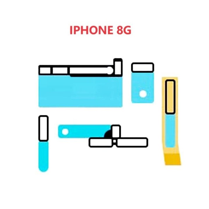 PASTIGLIE IN SCHIUMA SPUGNA DELLA SCHEDA PRINCIPALE PER APPLE IPHONE..