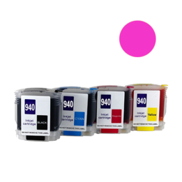 Cartuccia ricaricabile vuota per HP 940 C4908AE magenta con chip auto.