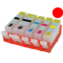 Cartuccia ricaricabile vuota .per Canon CLI-526 magenta con chip auto.