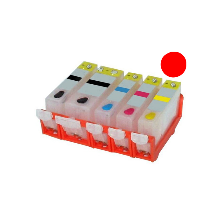 Cartuccia ricaricabile vuota .per Canon CLI-526 magenta con chip auto.