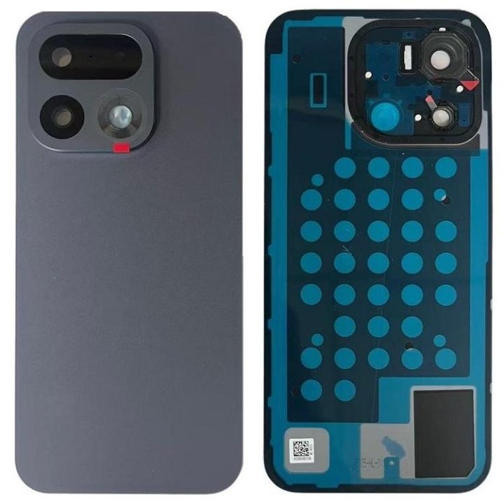 COVER POSTERIORE PER REALME 16 PRO 5G (RMX5121 RMX5120) GRIGIO / NERO.