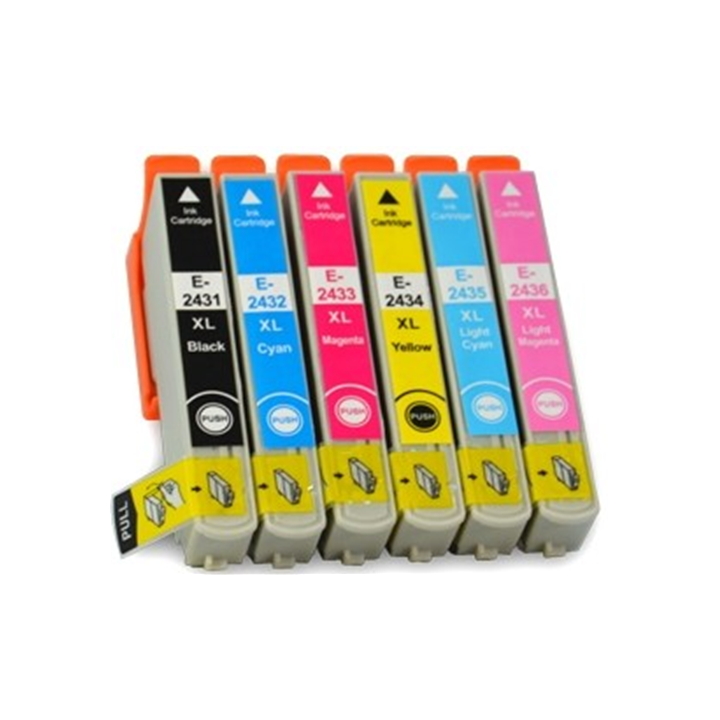 Cartuccia per Epson T2432XL ciano