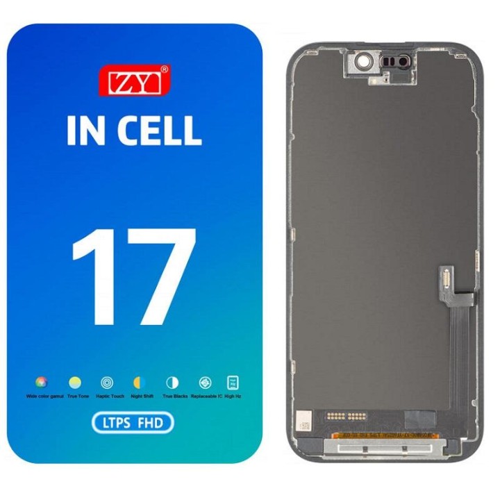 TOUCHSCREEN + DISPLAY LCD DISPLAY COMPLETO PER APPLE IPHONE 17 6.3 IN.