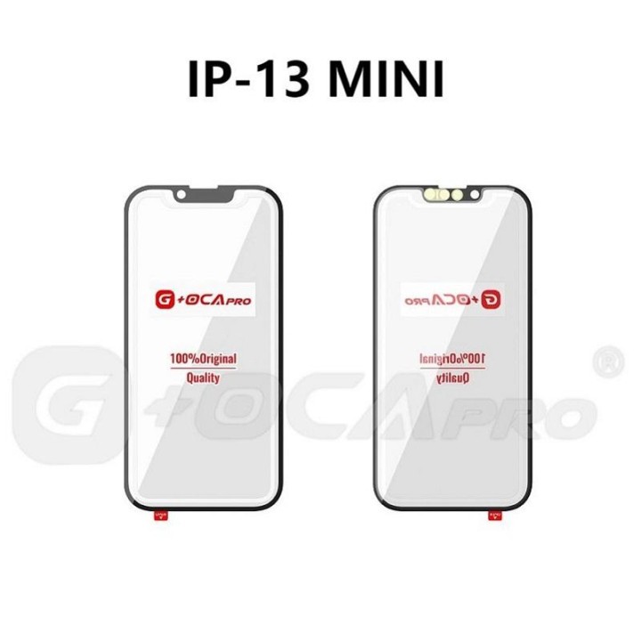 G+ PRO VETRO + OCA PER APPLE IPHONE 13 MINI 5.4 NERO