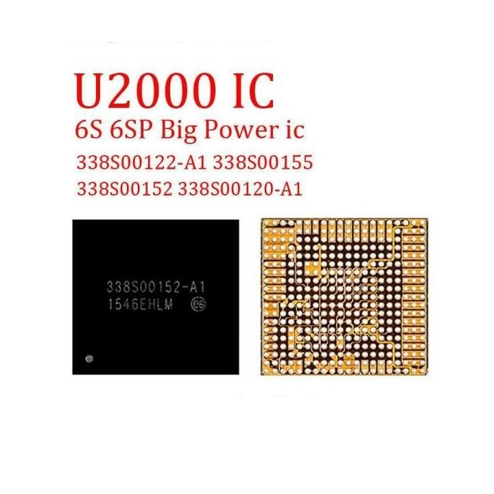 POWER IC GRANDE U2000 338S00155 PER APPLE IPHONE 6S 4.7 / 6S PLUS 5.5