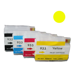 Cartuccia ricaricabile vuota per HP 933XL CN056AE giallo con chip agg.