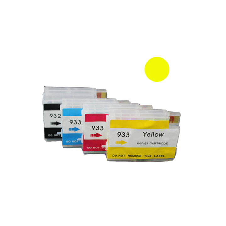 Cartuccia ricaricabile vuota per HP 933XL CN056AE giallo con chip agg.