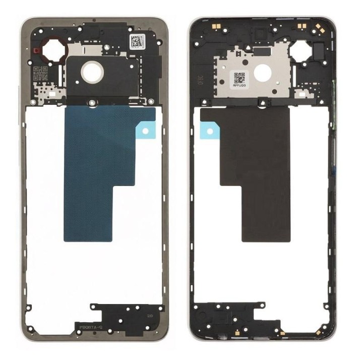 COVER CENTRALE B PER OPPO A40 (CPH2669) / A40M (CPH2669) BIANCO ORIGI.