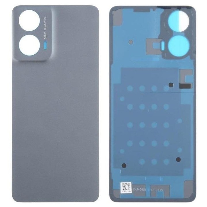 COVER POSTERIORE PER MOTOROLA MOTO G24 (XT2423-1) NERO ORIGINALE