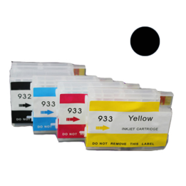 Cartuccia ricaricabile vuota per HP 932XL CN053AE nero con chip autor.