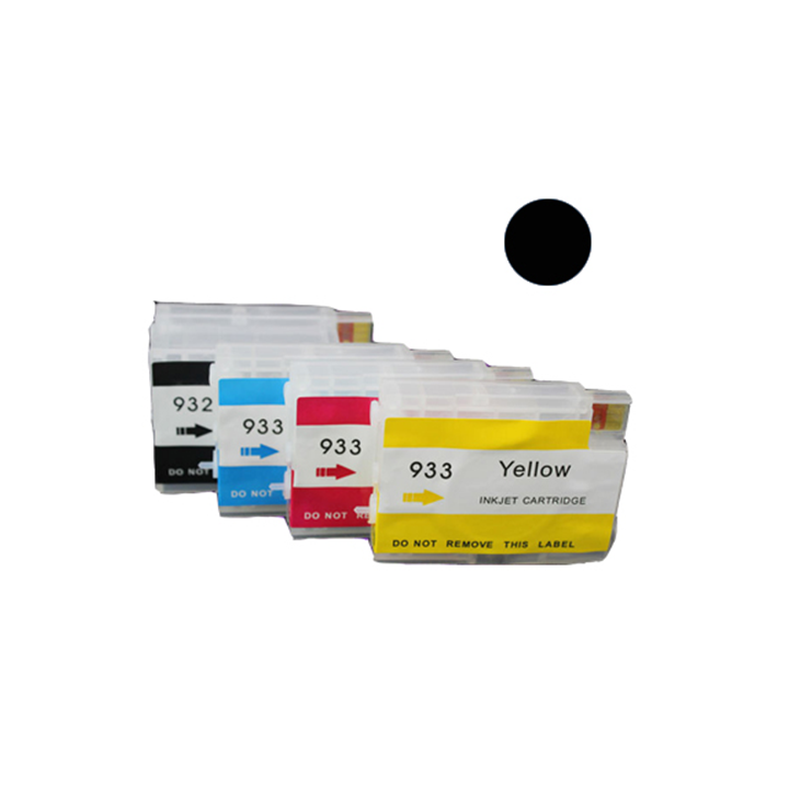 Cartuccia ricaricabile vuota per HP 932XL CN053AE nero con chip autor.
