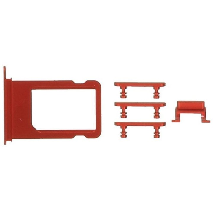 SET 4 PEZZI PORTA-SIM + TASTI VOLUME + TASTI POWER E TASTO VIBRAZIONE.