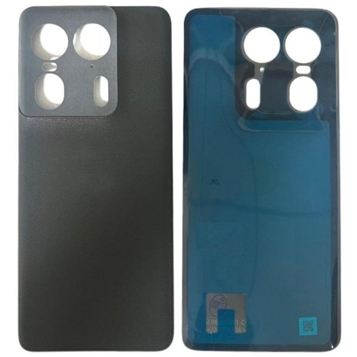 COVER POSTERIORE PER MOTOROLA EDGE 50 ULTRA (XT2401) GRIGIO / NERO OR.