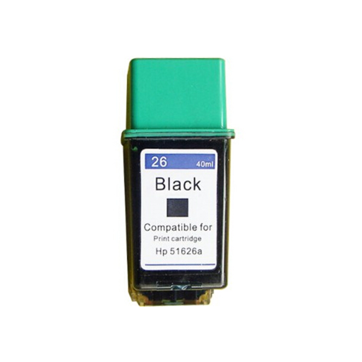 51626AE Cartuccia rigenerata per HP 26 nero 600pag.