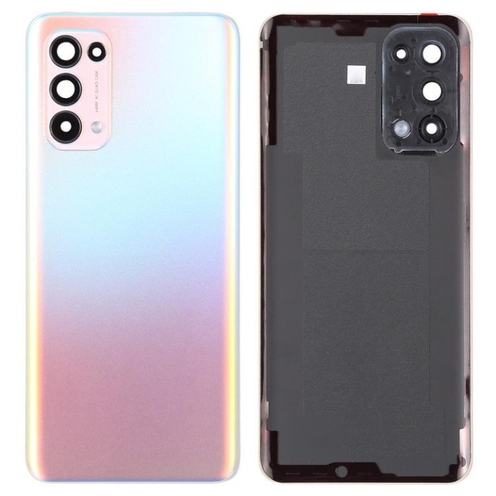 COVER POSTERIORE PER OPPO FIND X3 LITE (CPH2145) / RENO5 5G ARGENTO O.