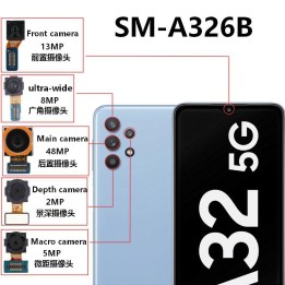 ANGOLO AMPIO CAMERA POSTERIORE PICCOLO 8MP PER SAMSUNG GALAXY A32 5G..