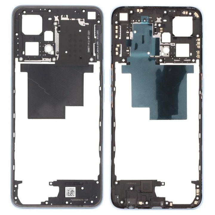 COVER CENTRALE B PER REALME 9 PRO+ (RMX3392 RMX3393) BLU