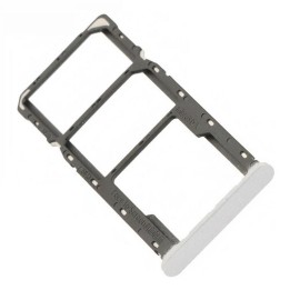 DUAL SIM TRAY PER OPPO A40 (CPH2669) / A40M (CPH2669) BIANCO