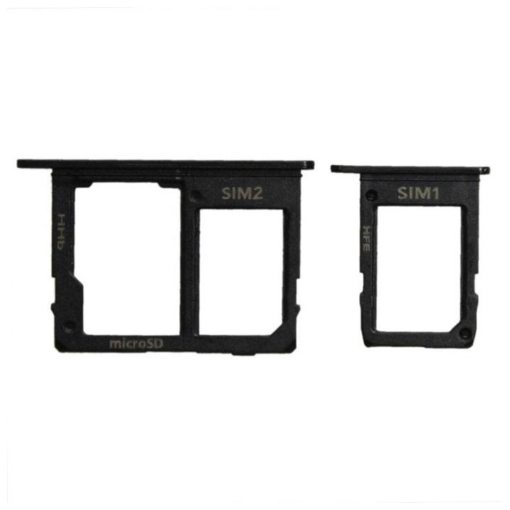 DUAL SIM TRAY PER SAMSUNG GALAXY J8 (2018) J810F NERO