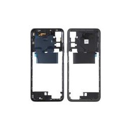 COVER CENTRALE B PER XIAOMI REDMI NOTE 10 5G (M2103K19G) NERO ORIGINA.