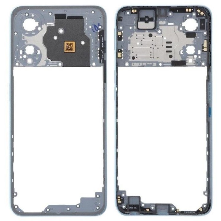 COVER CENTRALE B PER OPPO A78 5G (CPH2483 CPH2495) BLU ORIGINALE