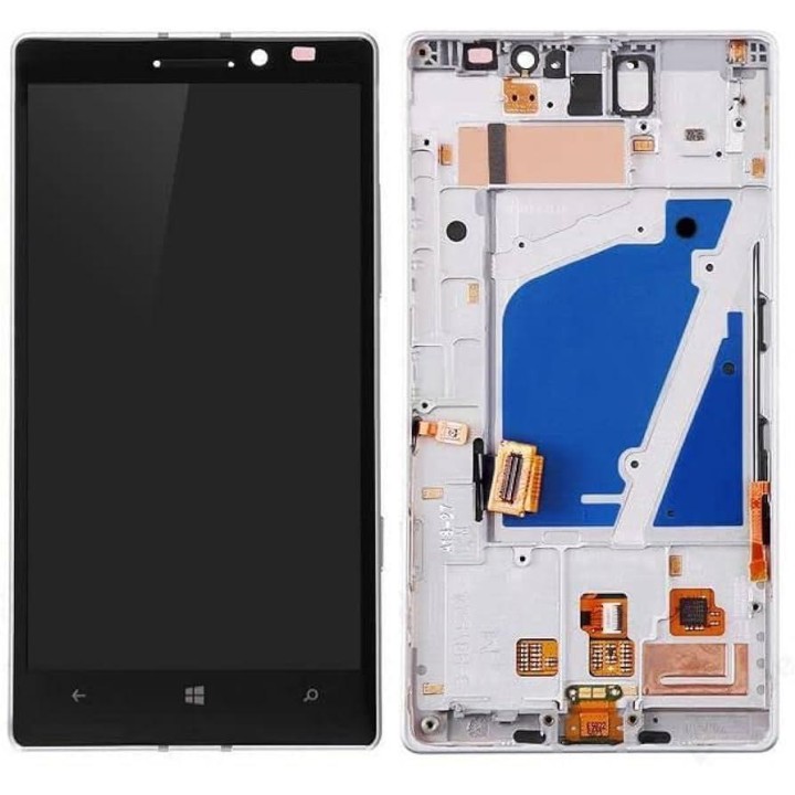 TOUCHSCREEN + DISPLAY LCD DISPLAY COMPLETO + FRAME PER NOKIA LUMIA 93.