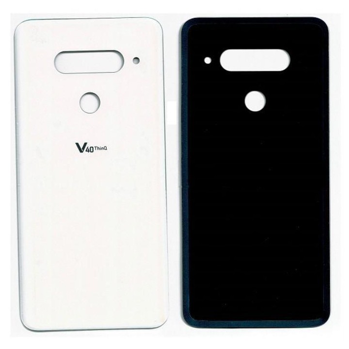 COVER POSTERIORE PER LG V40 THINQ V405 BIANCO