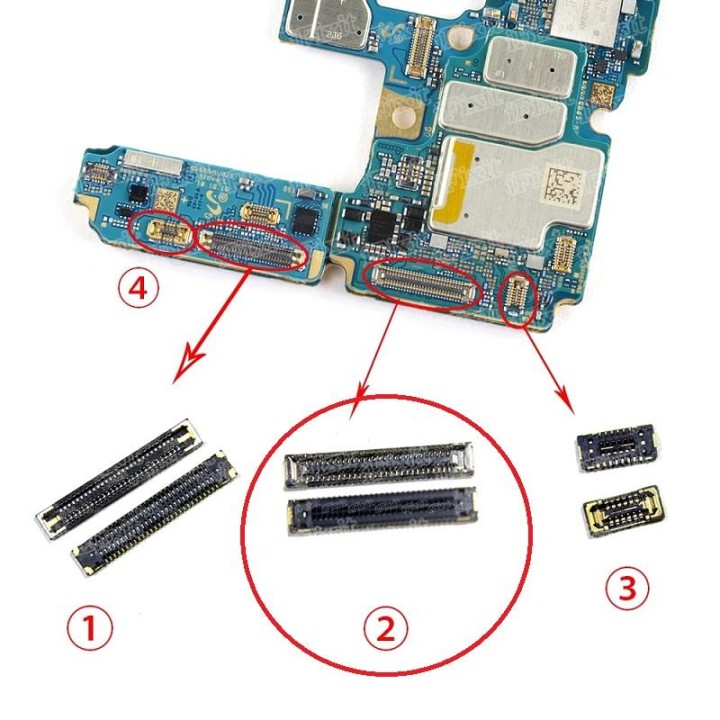 CONNETTORE LCD SCHEDA MADRE #2 PER SAMSUNG GALAXY S20 G980F G981B / S.