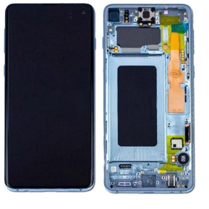 TOUCHSCREEN + DISPLAY LCD DISPLAY COMPLETO + FRAME PER SAMSUNG GALAXY.