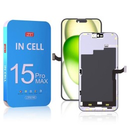 TOUCHSCREEN + DISPLAY LCD DISPLAY COMPLETO PER APPLE IPHONE 15 PRO MA.